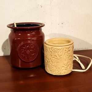 Set of Candle warmers